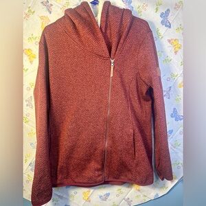 Alpine Design Women’s Side Zip Jacket With Hood Maroon XL